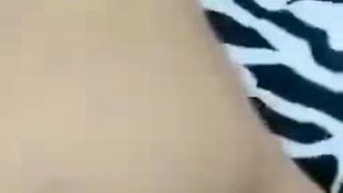 A cock hungry girl moans like a whore in the video