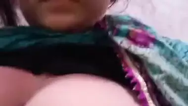 Beautiful Pakistani wife showing her big boobs