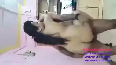 Indian guy fucks his busty GF in a threesome