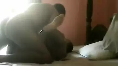 Sexy bhabhi from Delhi working on her mans cock...