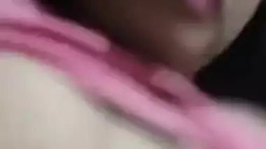 Desi sweetie demonstrates her XXX breasts and twat in amateur clip
