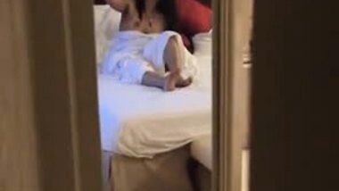 Indian Girl Flashing Room Service Talking in Hindi