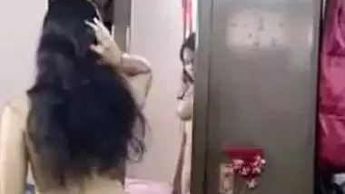 Selfie Bedroom Undress Flashing Nude Desi girl