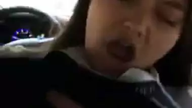 Extremely Cute Young Girl Fucked by Boyfriend in Car