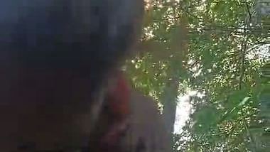 Desi Mallu randi taking dick in the forest