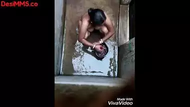 Hot Tits Of Village Bhabhi While Showering