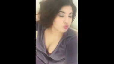 Punjabi office girl showing her big boobs