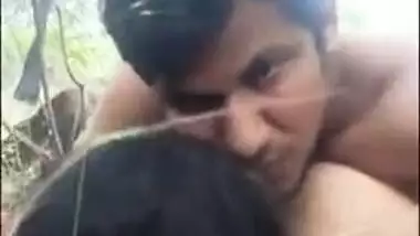 Telugu couple fucking in forest part 2