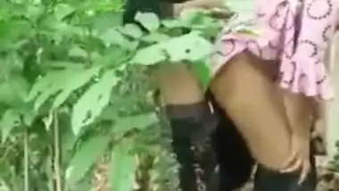 Desi sex MMS! Slutty village sister fucking with young brother In jungle