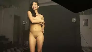 British Indian Babe Shanaya In Red Sexy Teendoll Chemise