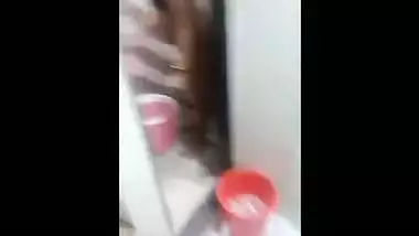 Neighbor aunty nude bathing before sex