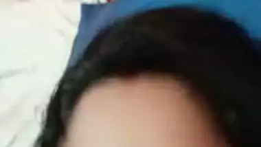 Stripchat girl Trisha playing with naked boobs