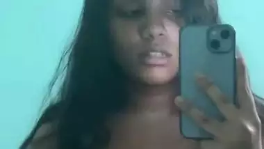 Beautiful girl licking boob selfie viral xxx videos