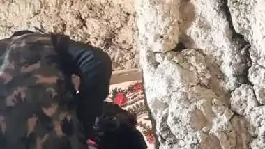 Pashto bhabhi fuck in standing position in rock house