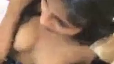 Desi Topless Girl Strokes Penis In Bus