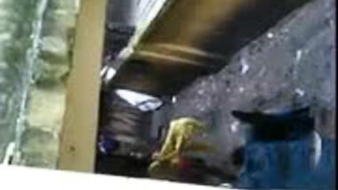 neighbor girl bathing