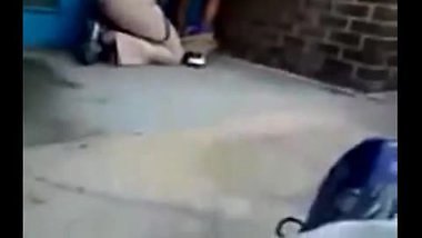 Black Teen Slut Sucks Cock In Public