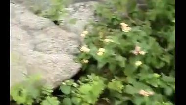 Peeping into couple’s outdoor sex