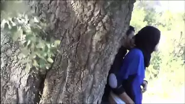 Paki slut wife fucked by her boss outdoor in the forest, Desi leaked mms