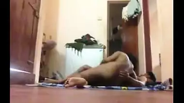 Homemade video of mallu maid fucked on floor