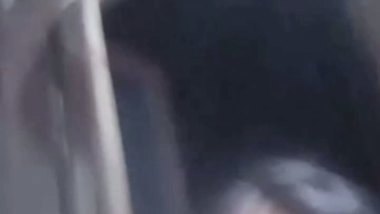 Cute smiling face girl naked on video call to lover