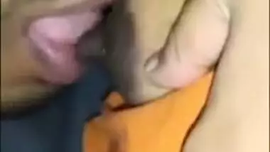 Excited Desi fellow carefully worships XXX nipples of his girlfriend