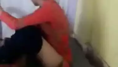 Young Indian woman tries to change clothes but a man films porn with her