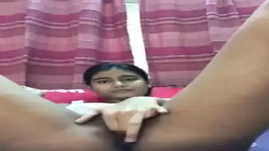 Cute indian teen bating on cam