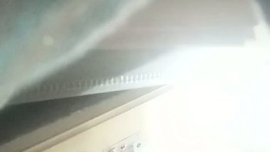 Mom wearing bra after showing her big boobs