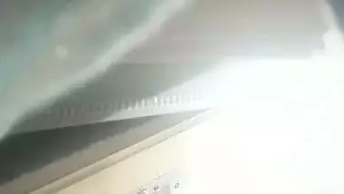 Mom wearing bra after showing her big boobs