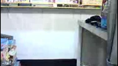 Shop owner having a hot sex with the store girl