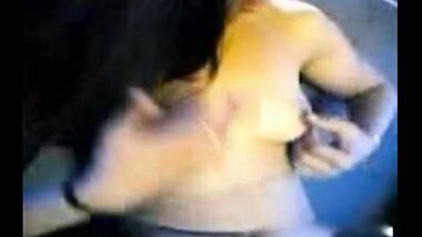 Cute desi girl in car