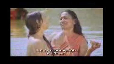 Fsiblog – Desi village girls boob show during bath from “Vergin Goat”