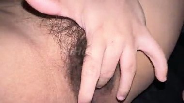 Young Indian Desi Girl Masturbating her Hairy Tight Pussy