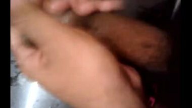 Stroking Hard Black Cock
