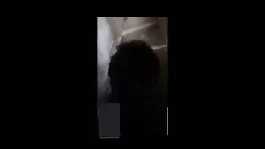 Punjabi Chitkara desi girl peeing in toilet video