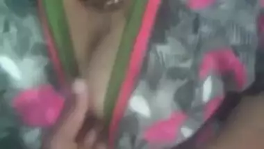 Devar playing with boobs and pussy of Bhabhi