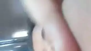 Young 18 yr old girl records her desi teen sex video