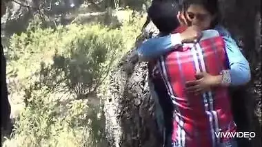 Indian college couple outdoor hidden cam sex
