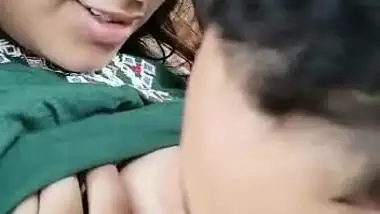 Indian girl getting her virgin nipple sucked for first time