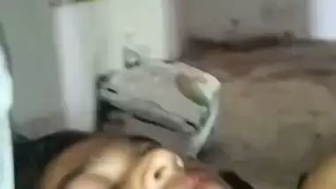 Village tenant couple sex after wife giving handjob