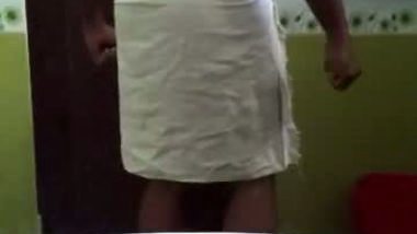 Indian boy towel dance