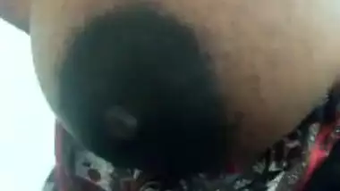 Indian Aunty Showing Off Her Big Breasts