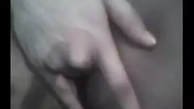 Desi Indian Bengaluru teen girlfriend fingering pussy