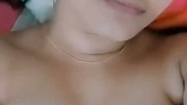 Cute girl boobs showing selfie upon boyfriend request