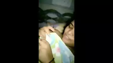 desi super hot bhabhi in hotel enjoying with young guy boobs and nips exposed with hindi audio
