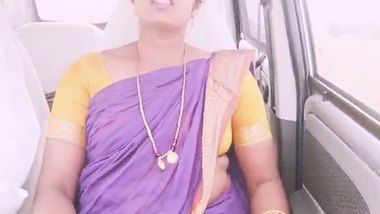 Indian maid car sex Telugu dirty talks.