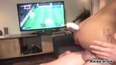 playing fifa while fucking his indian girlfriend