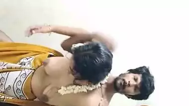 Andhra standing XXX – Telugu couple sex
