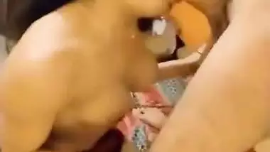 Nude Tamil girl gives a deep blowjob to her cousin